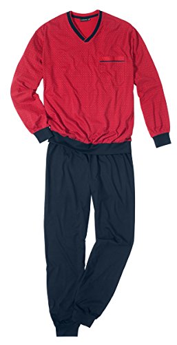 Götzburg Men's 451381-4008 Two-Piece Pyjama Set, Red (Chili Pepper 2083), XXXX-Large (Manufacturer Size: 60) on Sale